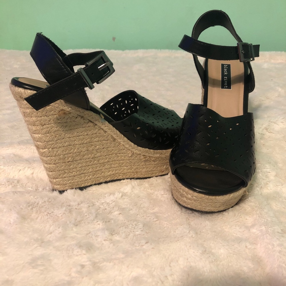 Black Rivet Shoes